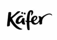 Käfer Logo in black and white